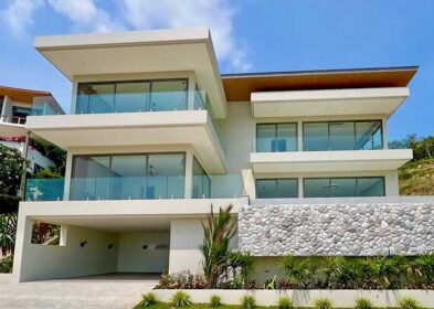 3-bed modern sea view pool villa in Plai Laem, Koh Samui