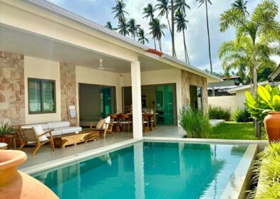 2-bed Balinese-style private pool villa in Maenam, Koh Samui