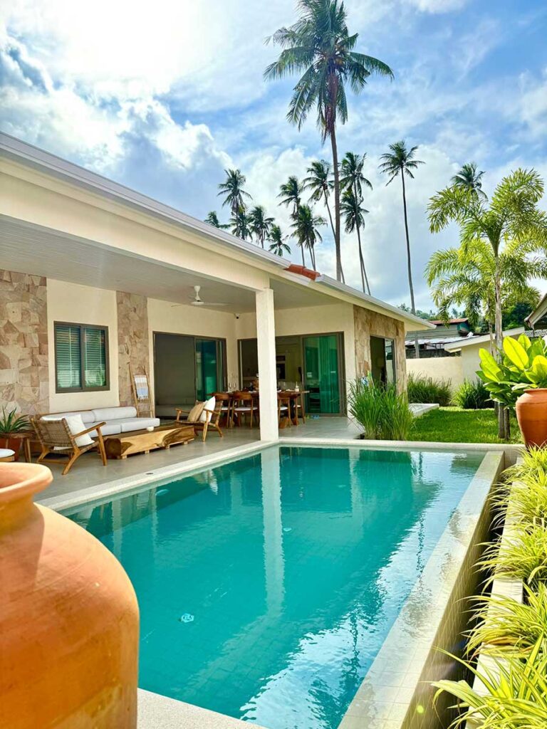 2-bed Balinese-style private pool villa in Maenam, Koh Samui