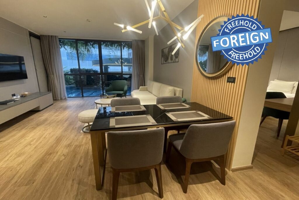 2-bed freehold condo with pool access in Layan, Phuket - eco-conscious resort development