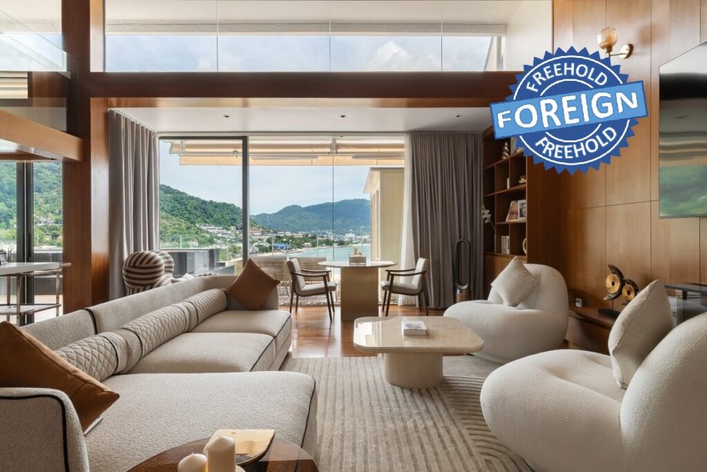3-bed sea view penthouse condo in Kalim, Phuket with private pool and sauna