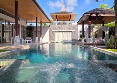 5-bed luxury Balinese pool villa with rooftop sala in Bang Tao, Phuket