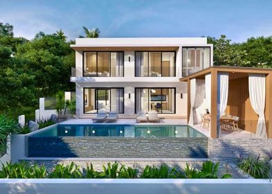 2-bed sea view pool villa at Tesoro Valley, Bang Makham, Koh Samui