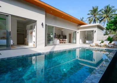 3-bed Bali-inspired pool villa in Maenam, Koh Samui