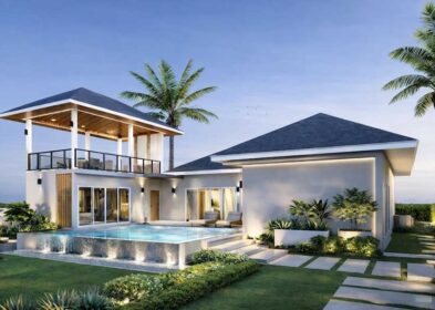 3-bed contemporary pool villas in Maenam, Koh Samui