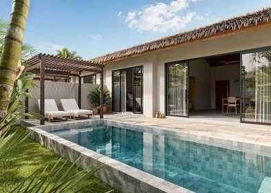 3-bed Bali-style pool villa in Lamai, Koh Samui