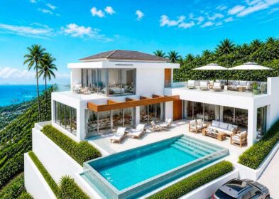 Koh Samui sea view villa in Chaweng
