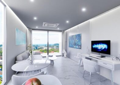 1 and 2-bed freehold hillside condos with sea or mountain views in Kata, Phuket