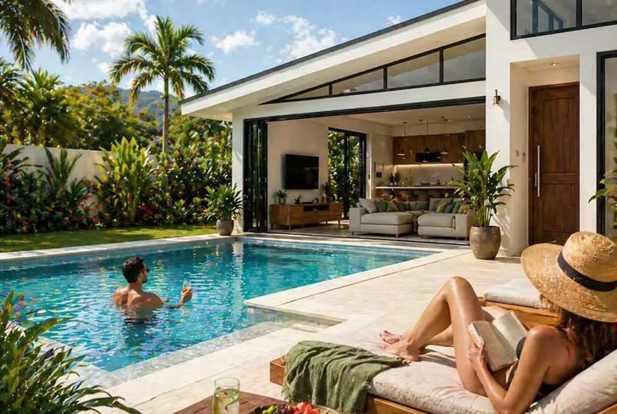 3-bed contemporary pool villa in Namuang, Koh Samui - Green Grove Villa Estate