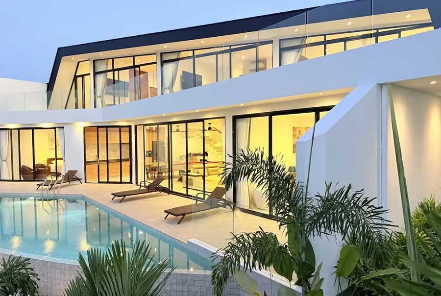 Villa Fantasia, 5-bed luxury sea view pool villa with private artesian well in Bo Phut, Koh Samui
