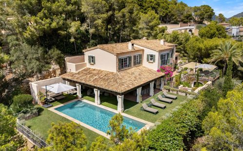 Mediterranean villa with pool and sea view in Andratx, Mallorca